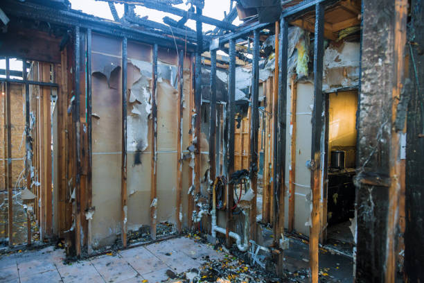Professional Fire Damage Removal technician working in California, MD